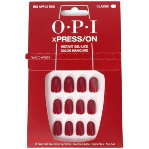 OPI xPRESS/ON Press on Nails | Short Round Dark Solid Nail Art Press On Nails